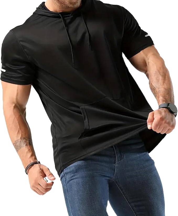 frueo Men's 1/3 Pack Workout Shirts Quick Dry Moisture Wicking Short Sleeve Mesh Athletic T-Shirts