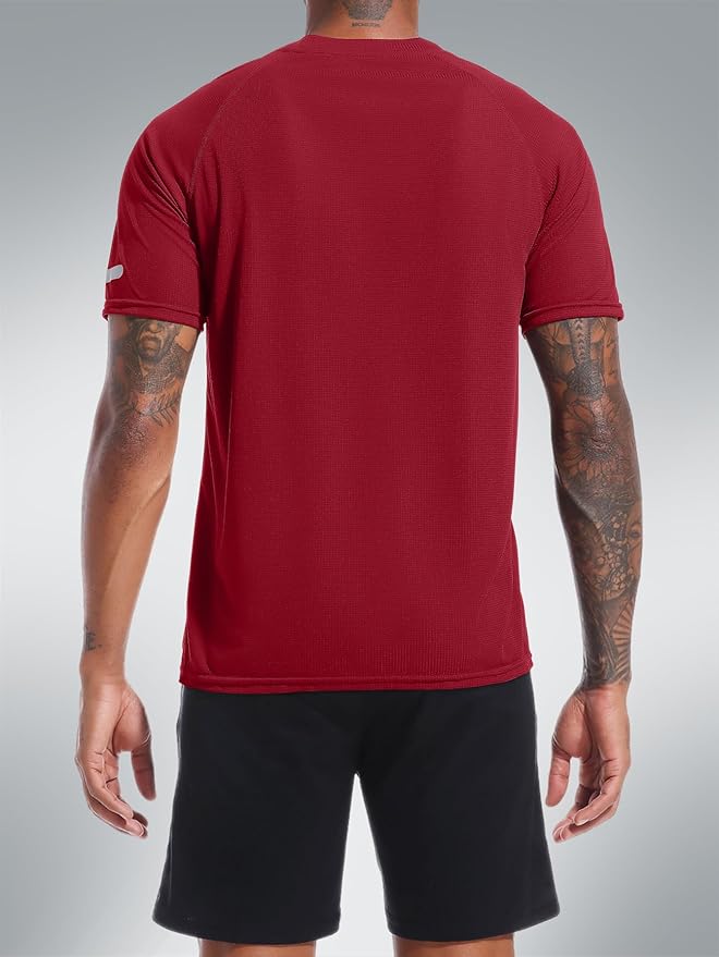 Holure Men's Mesh Quick-Dry Short Sleeve Workout T-Shirt
