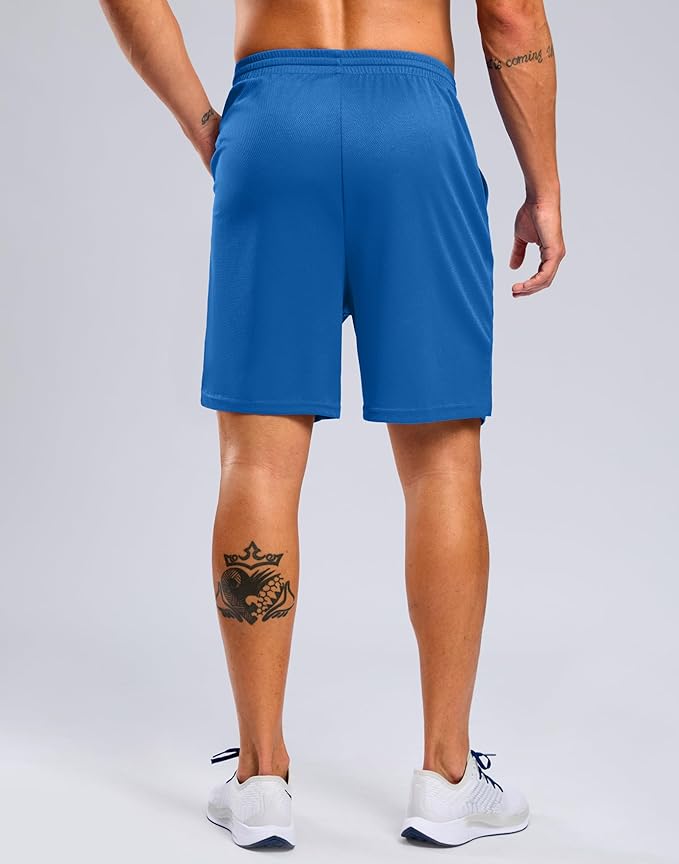 G Gradual Men's Athletic Workout Shorts with Pockets 5"/7"/9" Lightweight Quick Dry Gym Basketball Running Shorts for Men