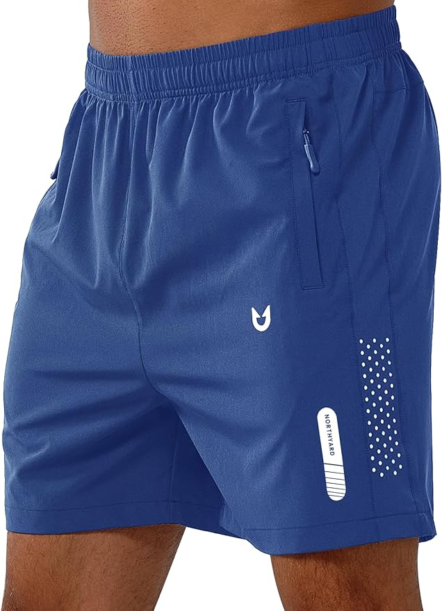 NORTHYARD Men's Athletic Running Shorts Quick Dry Workout Shorts 7"/ 5"/ 9" Lightweight Sports Gym Basketball Tennis Hiking