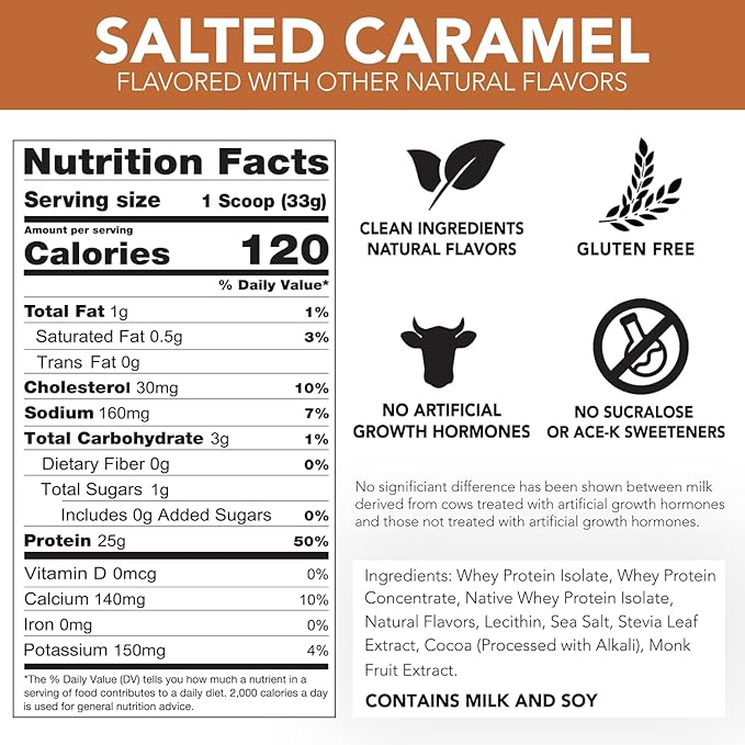 Naturally Flavored Rival Whey - Salted Caramel - 5lb