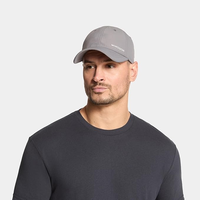 MISSION Cooling UPF Performance Hat - Unisex One Size Cap for Workouts, Golf & Running - Sweat & Water Activated Technology