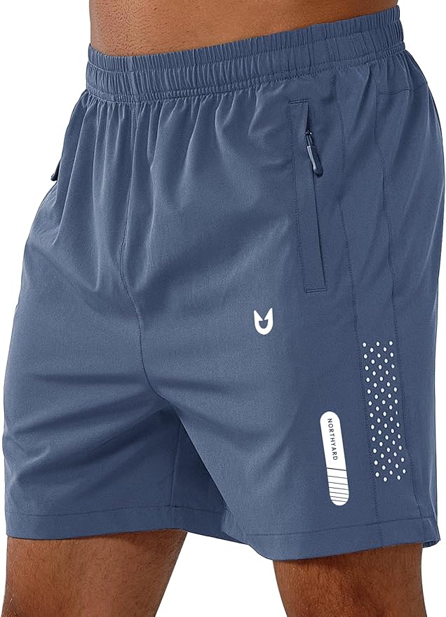 NORTHYARD Men's Athletic Running Shorts Quick Dry Workout Shorts 7"/ 5"/ 9" Lightweight Sports Gym Basketball Tennis Hiking