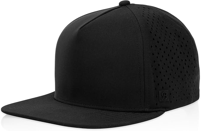 Riverside Snapback Hat | 5 Panel Blank Cap for Men & Women | Breathable & Lightweight | Outdoor | Flat Bill