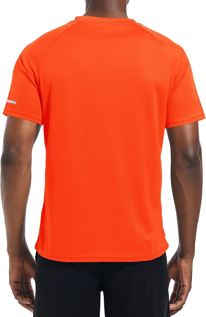 Holure Men's Mesh Quick-Dry Short Sleeve Workout T-Shirt