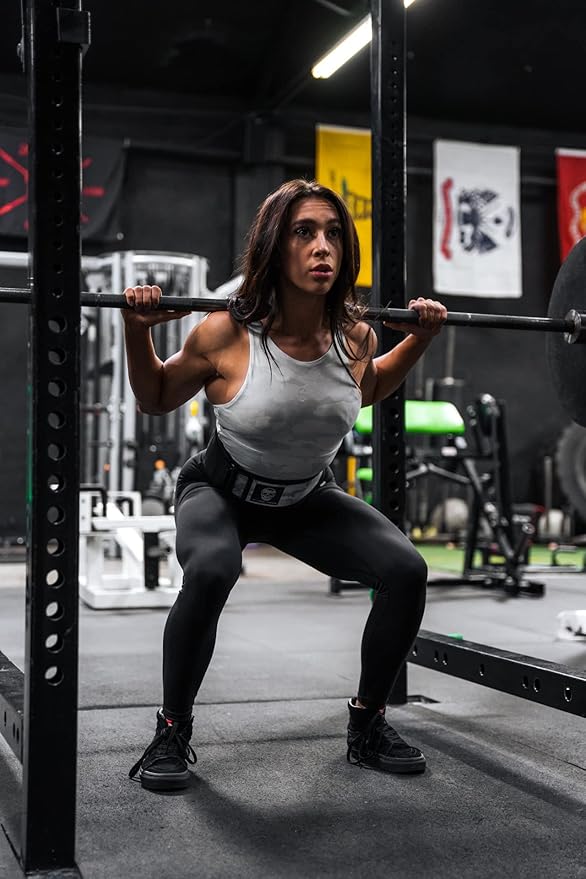 Gymreapers Quick Locking Weight Lifting Belt for Men Gym Belt for Powerlifting Deadlift Belt with 4 Inch Neoprene Metal Buckle Back Support Weightlifting Belt Women