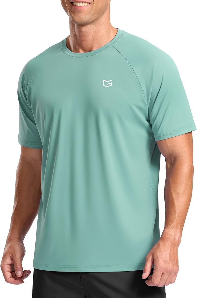 G Gradual Men's Workout Athletic T-Shirts Moisture Wicking Cooling Running Shirts Short Sleeve Performance Tee for Gym Tennis