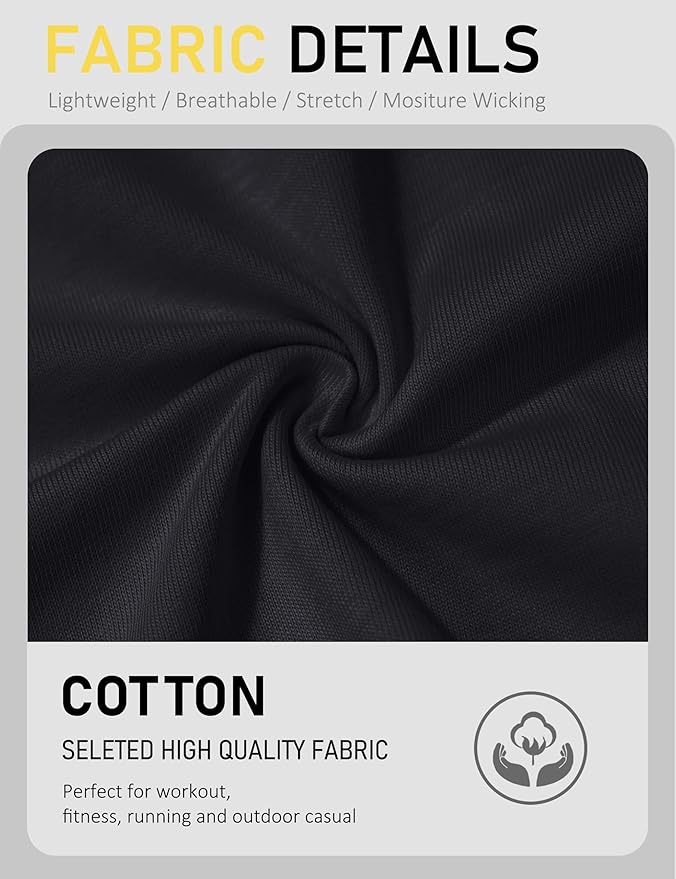 MAGCOMSEN Mens Workout Tank Tops Undershirt Cotton Muscle Athletic Sleeveless Shirts for Gym