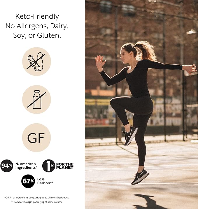 ProMix Nutrition Vegan Protein Powder, 25g Plant Based Organic Canadian Yellow Pea Protein, Vitamin B12, BCAAs, Gluten-Free - Vanilla, 2.5 Pound