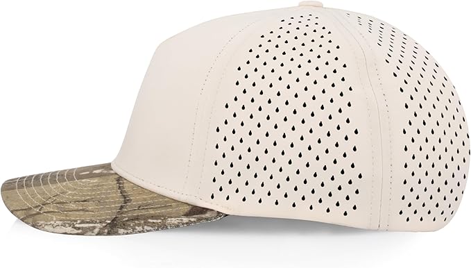 Gilbert Performance Snapback Hat | 5 Panel Blank Cap for Men & Women | Breathable & Lightweight | Curved Bill