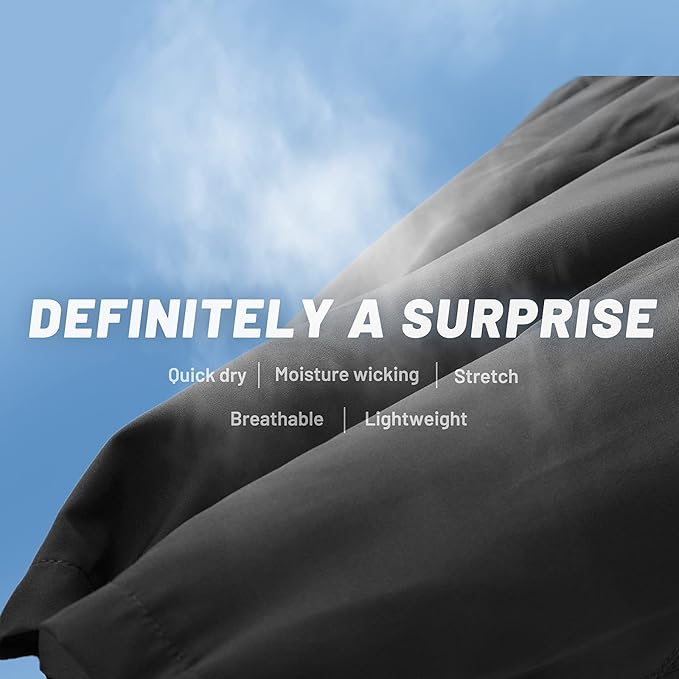 MIER Men's Workout Running Shorts Quick Dry Active 5 Inches Shorts with Pockets, Lightweight, Breathable