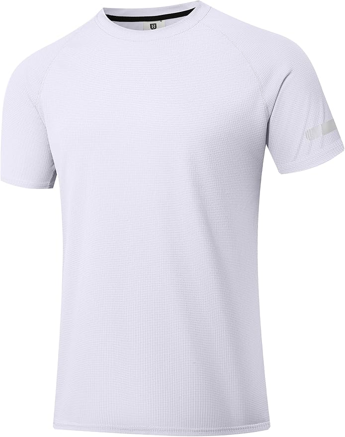 Holure Men's Mesh Quick-Dry Short Sleeve Workout T-Shirt