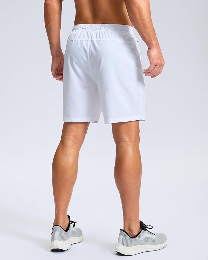 G Gradual Men's Athletic Running Shorts with Zipper Pockets Quick Dry 7"/ 5"/ 9" Workout Gym Shorts for Basketball Hiking