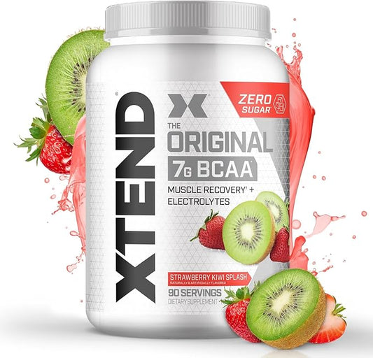 Xtend XTEND Original BCAA Powder 7g BCAA and 2.5g L-Glutamine, Sugar Free Post Workout Muscle Recovery Drink with Amino Acids for Men & Women, 90 Servings
