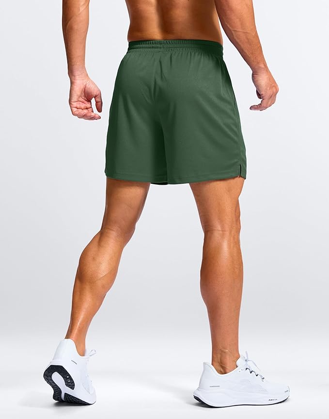 G Gradual Men's Athletic Workout Shorts with Pockets 5"/7"/9" Lightweight Quick Dry Gym Basketball Running Shorts for Men