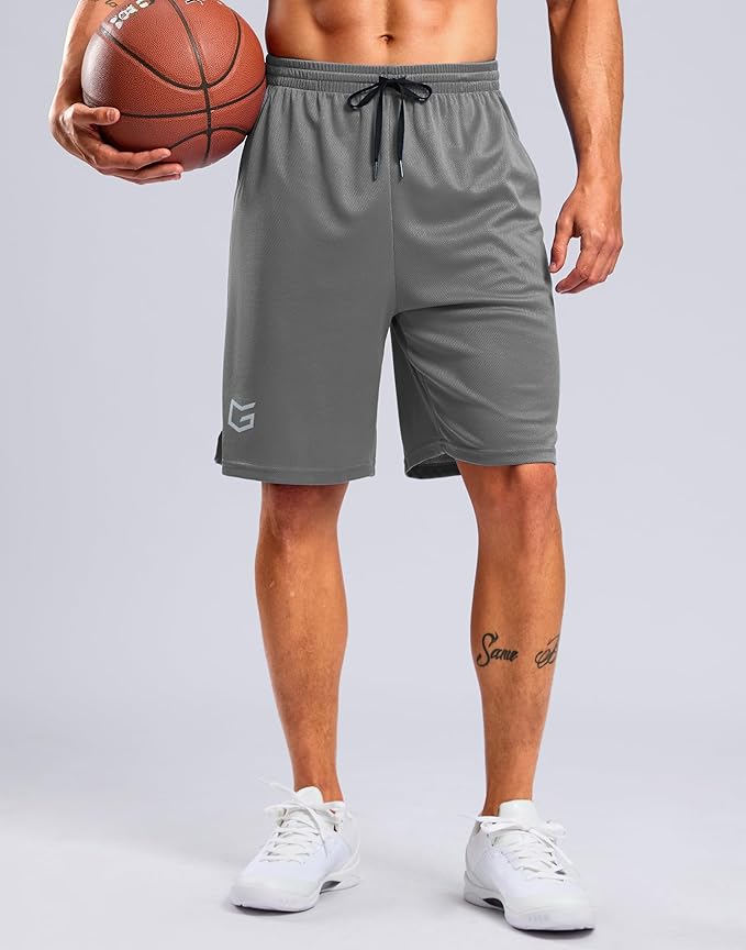 G Gradual Men's Athletic Workout Shorts with Pockets 5"/7"/9" Lightweight Quick Dry Gym Basketball Running Shorts for Men