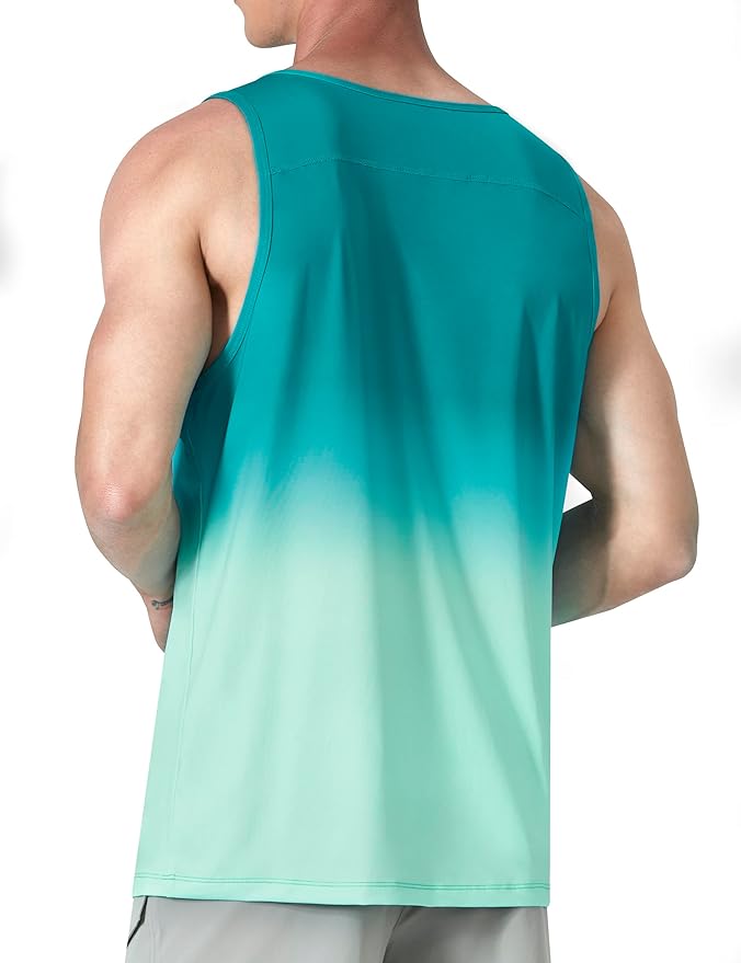 EZRUN Men's Quick Dry Sport Tank Top for Bodybuilding Gym Athletic Jogging Running,Fitness Training Workout Sleeveless Shirts