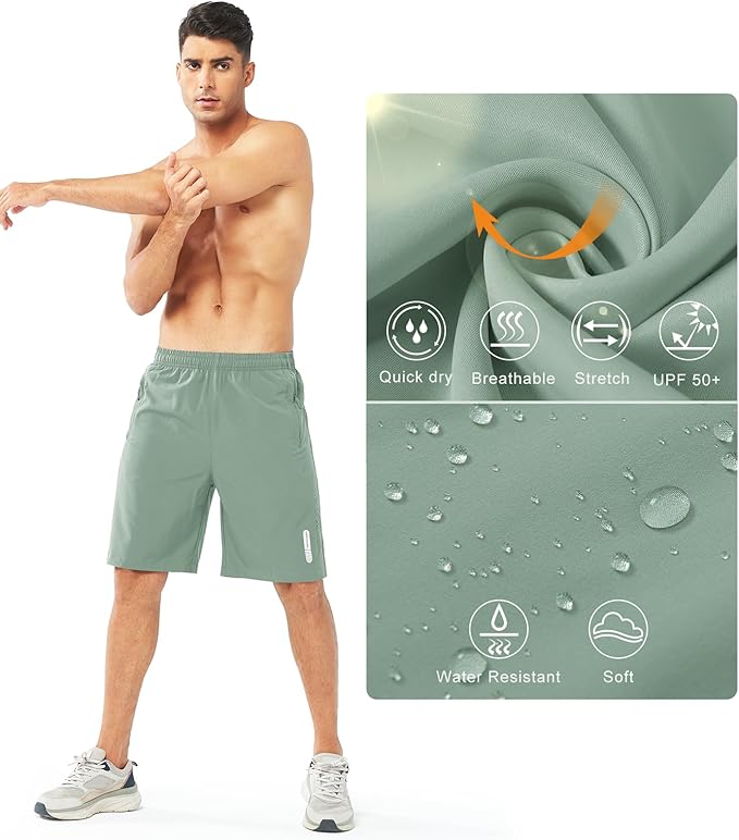 NORTHYARD Men's Athletic Running Shorts Quick Dry Workout Shorts 7"/ 5"/ 9" Lightweight Sports Gym Basketball Tennis Hiking