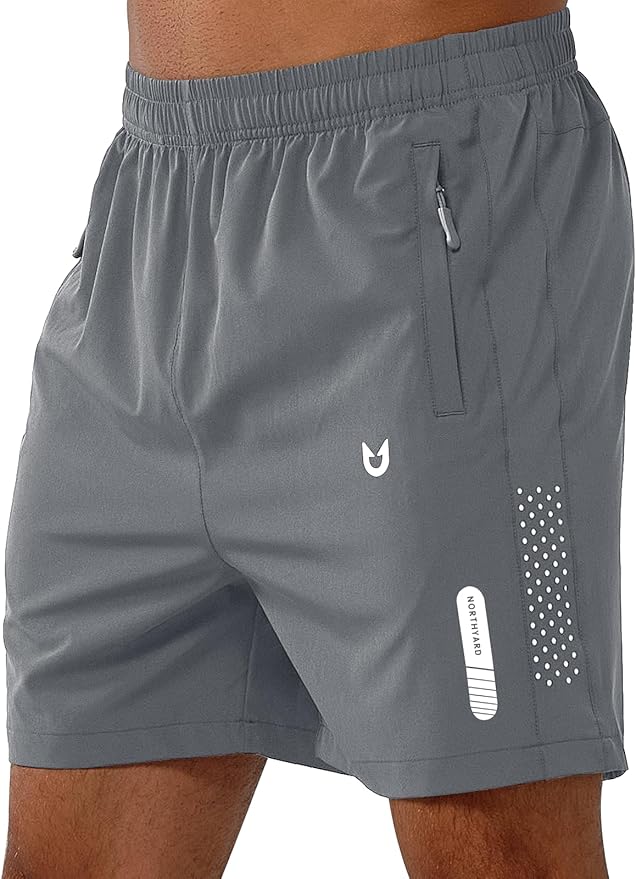 NORTHYARD Men's Athletic Running Shorts Quick Dry Workout Shorts 7"/ 5"/ 9" Lightweight Sports Gym Basketball Tennis Hiking