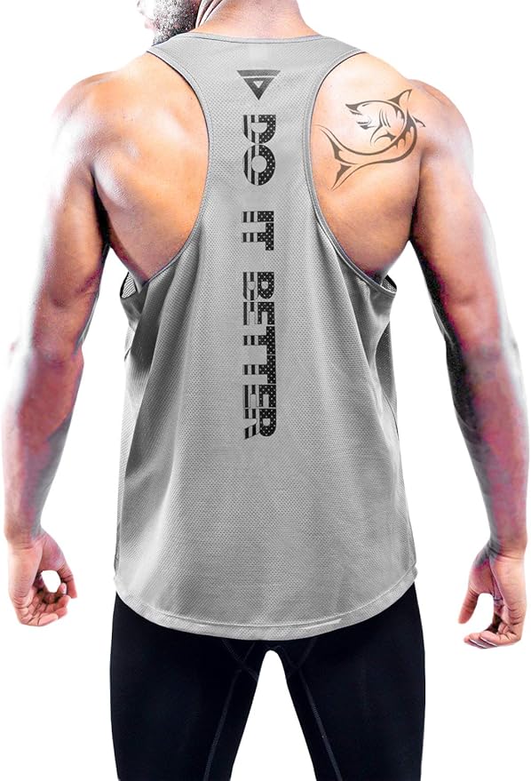 Boyzn Men's 1, 3 or 5 Pack Y-Back Workout Tank Tops, Athletic Muscle Gym Tank Tops, Fitness Bodybuilding Sleeveless T-Shirts