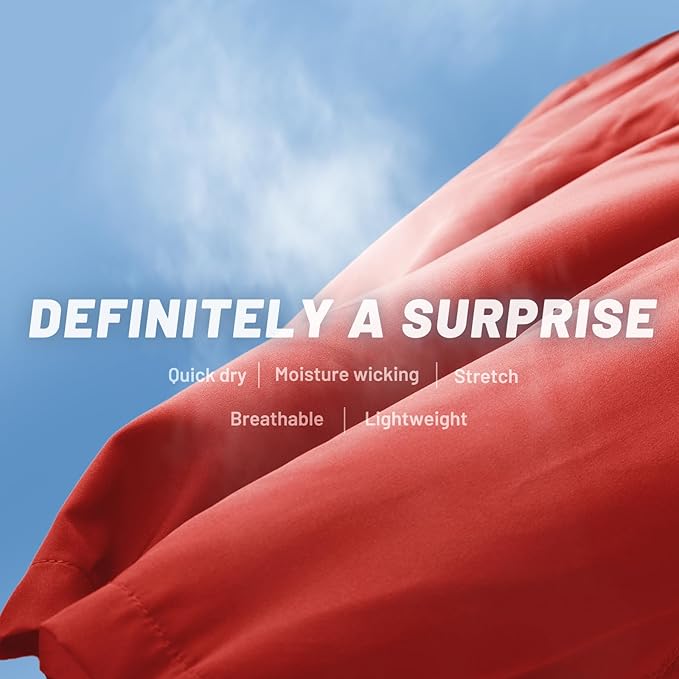 MIER Men's Workout Running Shorts Quick Dry Active 5 Inches Shorts with Pockets, Lightweight, Breathable