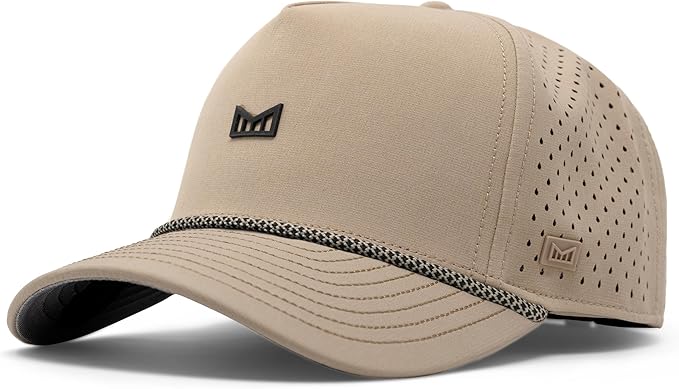 melin Odysea Rope Bulls Icon Hydro, Trucker & Rope Hat, Performance Hat for Men & Women, Water-Resistant Fitted Baseball Cap