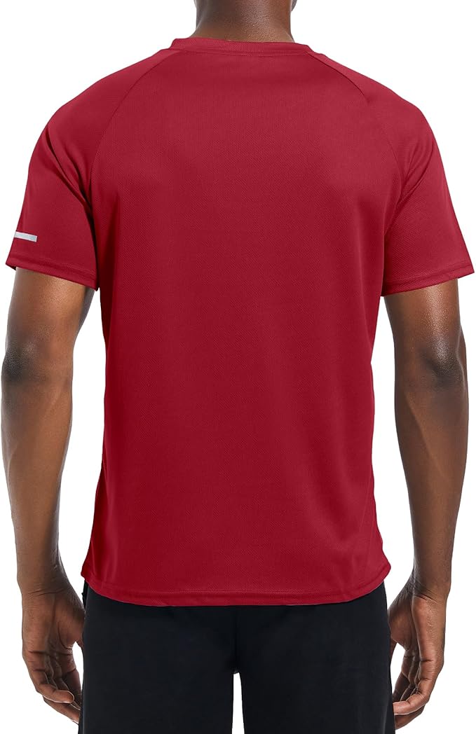 Holure Men's Mesh Quick-Dry Short Sleeve Workout T-Shirt
