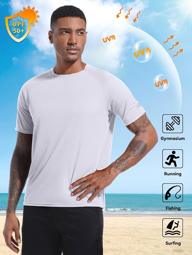 Holure Men's Mesh Quick-Dry Short Sleeve Workout T-Shirt