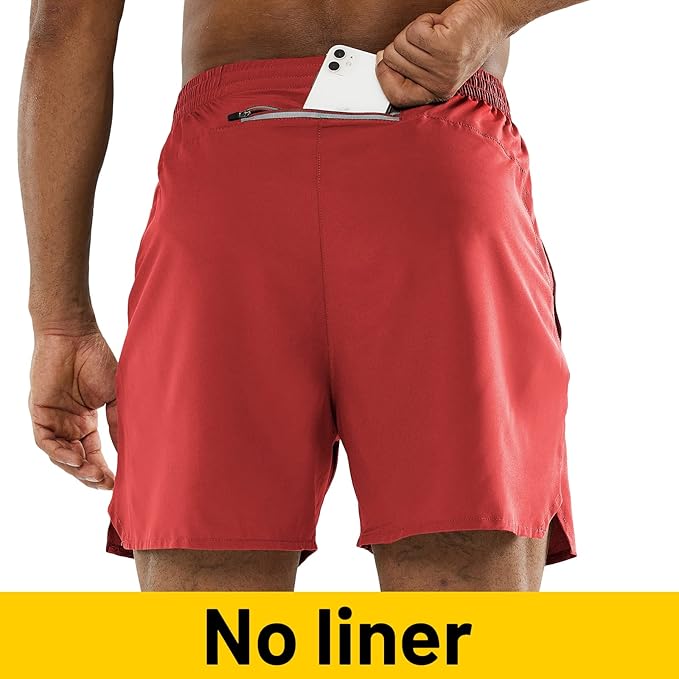 MIER Men's Workout Running Shorts Quick Dry Active 5 Inches Shorts with Pockets, Lightweight, Breathable
