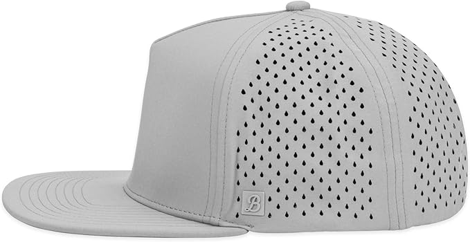 Riverside Snapback Hat | 5 Panel Blank Cap for Men & Women | Breathable & Lightweight | Outdoor | Flat Bill