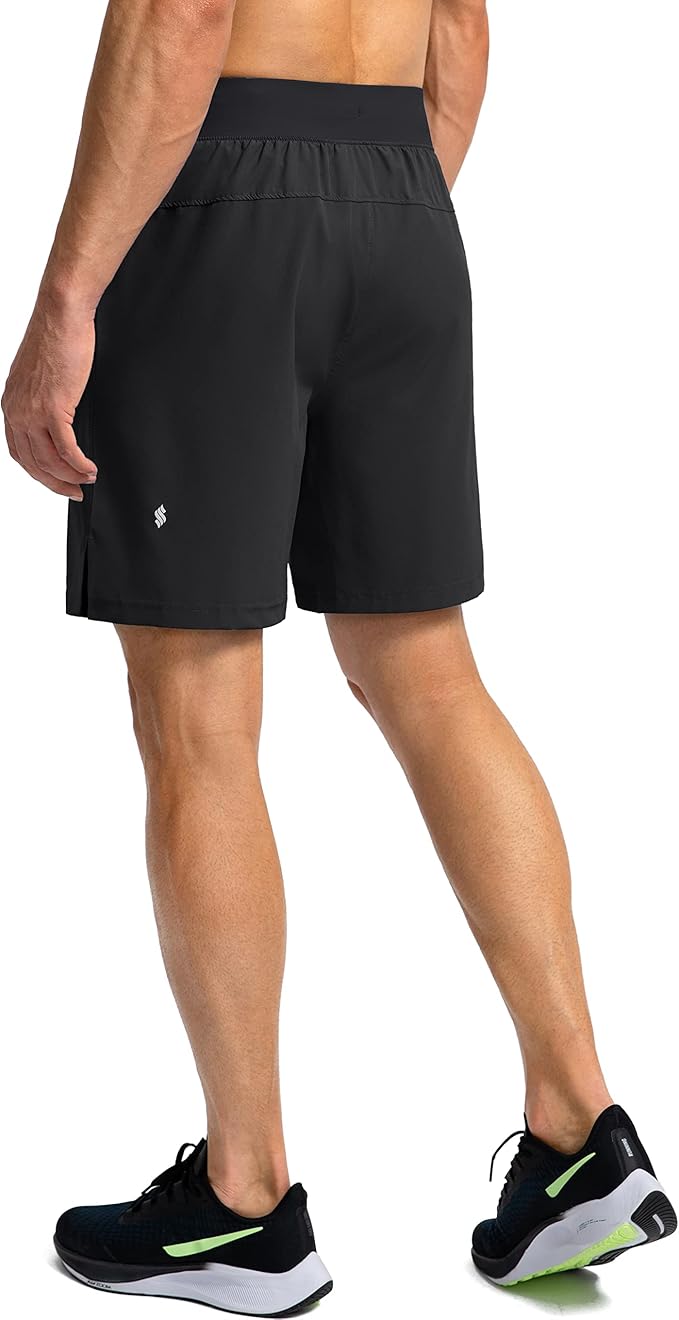 Men's Running Shorts with Zipper Pockets 9 Inch/ 7 Inch / 5 Inch Lightweight Quick Dry Gym Workout Athletic Shorts for Men