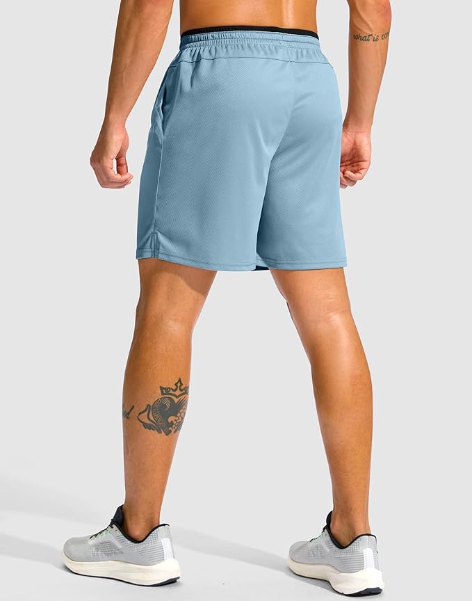 G Gradual Men's Running Athletic Shorts with Zipper Pocket 5"/ 7" Lightweight Quick Dry Gym Workout Shorts for Tennis Active