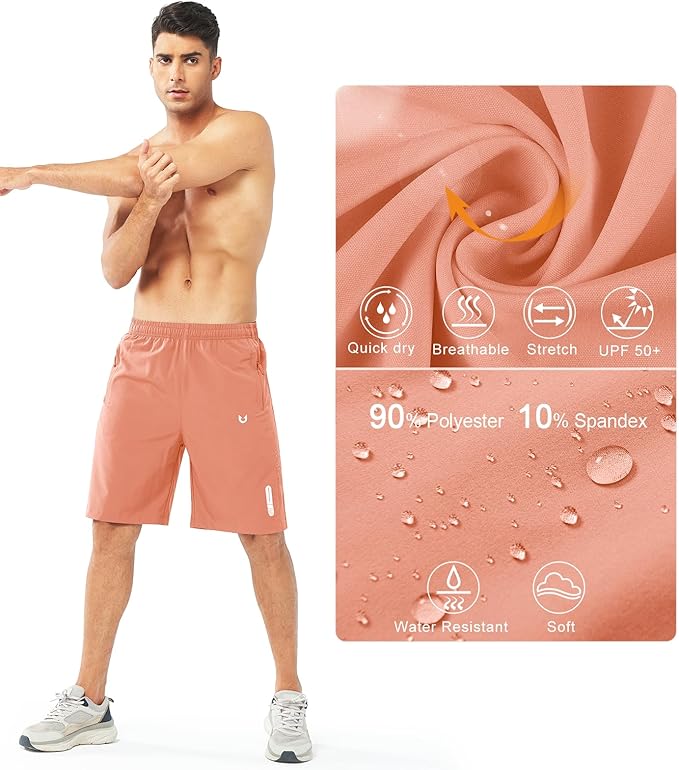 NORTHYARD Men's Athletic Running Shorts Quick Dry Workout Shorts 7"/ 5"/ 9" Lightweight Sports Gym Basketball Tennis Hiking