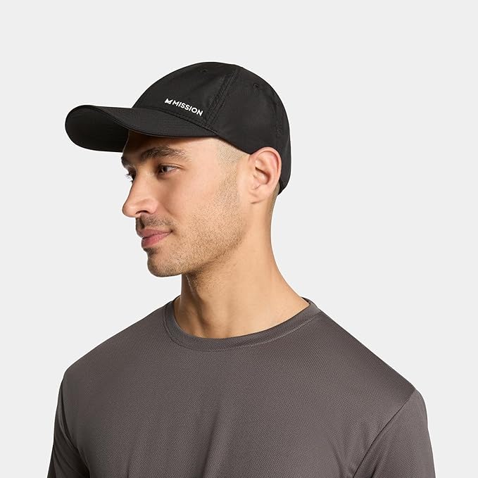 MISSION Cooling UPF Performance Hat - Unisex One Size Cap for Workouts, Golf & Running - Sweat & Water Activated Technology