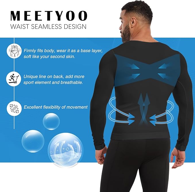Gynecomastia Compression Shirt Men, Slimming Undershirt Compression Tank Top Mens Shapewear Body Shaper
