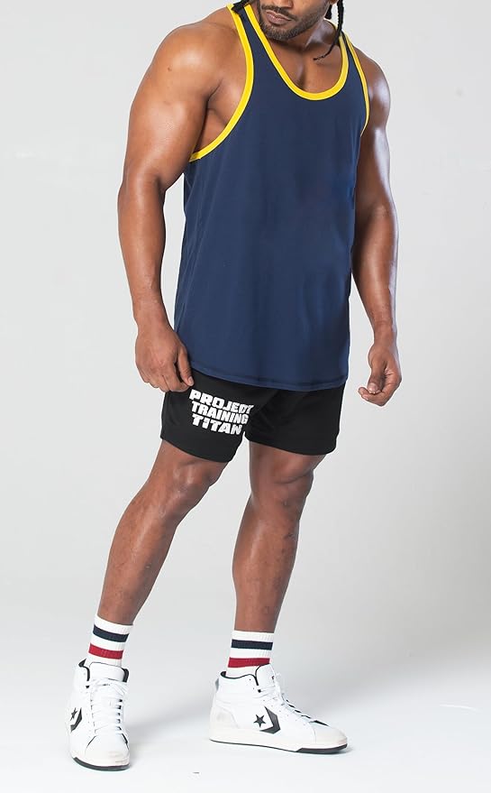 Men's Bodybuilding Stringer Tank Top Sleeveless Gym Shirts