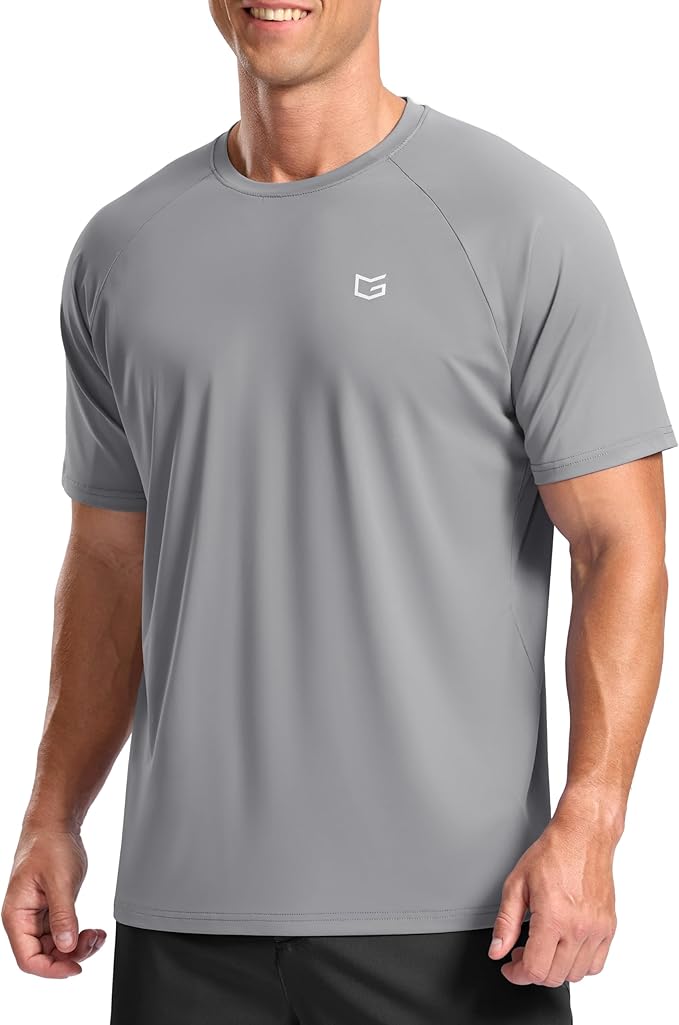 G Gradual Men's Workout Athletic T-Shirts Moisture Wicking Cooling Running Shirts Short Sleeve Performance Tee for Gym Tennis