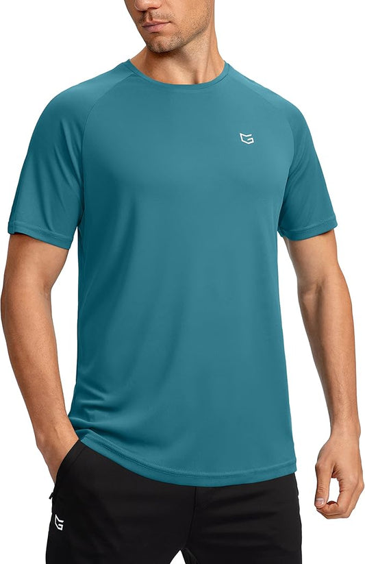 G Gradual Men's Workout Quick Dry T-Shirts Short Sleeve Lightweight Cooling Gym Shirts Tee for Running, Beach, Hiking