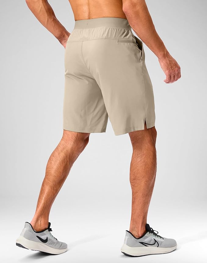 Men's Running Shorts with Zipper Pockets 9 Inch/ 7 Inch / 5 Inch Lightweight Quick Dry Gym Workout Athletic Shorts for Men