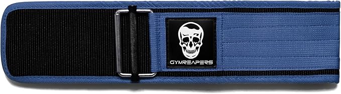 Gymreapers Quick Locking Weight Lifting Belt for Men Gym Belt for Powerlifting Deadlift Belt with 4 Inch Neoprene Metal Buckle Back Support Weightlifting Belt Women
