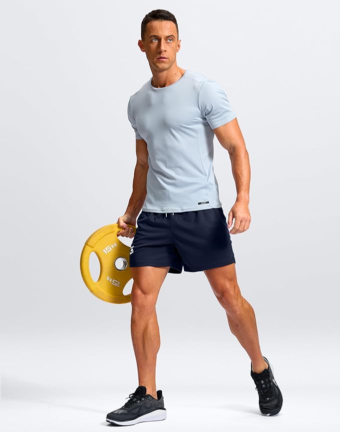 G Gradual Men's Athletic Workout Shorts with Pockets 5"/7"/9" Lightweight Quick Dry Gym Basketball Running Shorts for Men