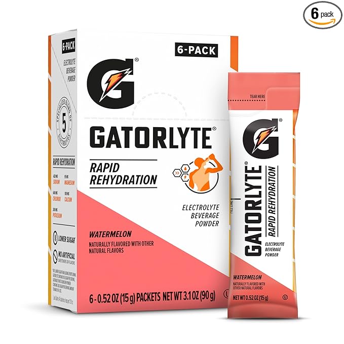 Gatorlyte Powder Watermelon, 16.9oz (Pack of 6)