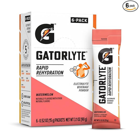 Gatorlyte Powder Watermelon, 16.9oz (Pack of 6)
