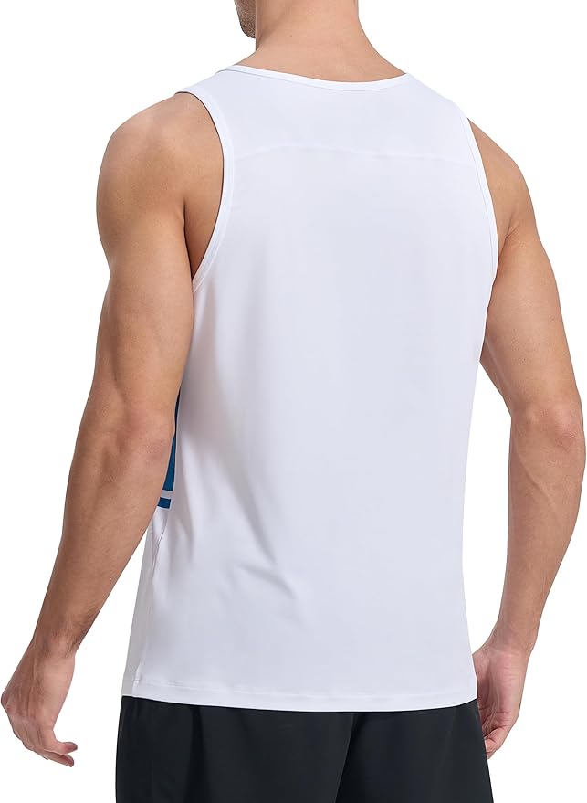 EZRUN Men's Quick Dry Sport Tank Top for Bodybuilding Gym Athletic Jogging Running,Fitness Training Workout Sleeveless Shirts