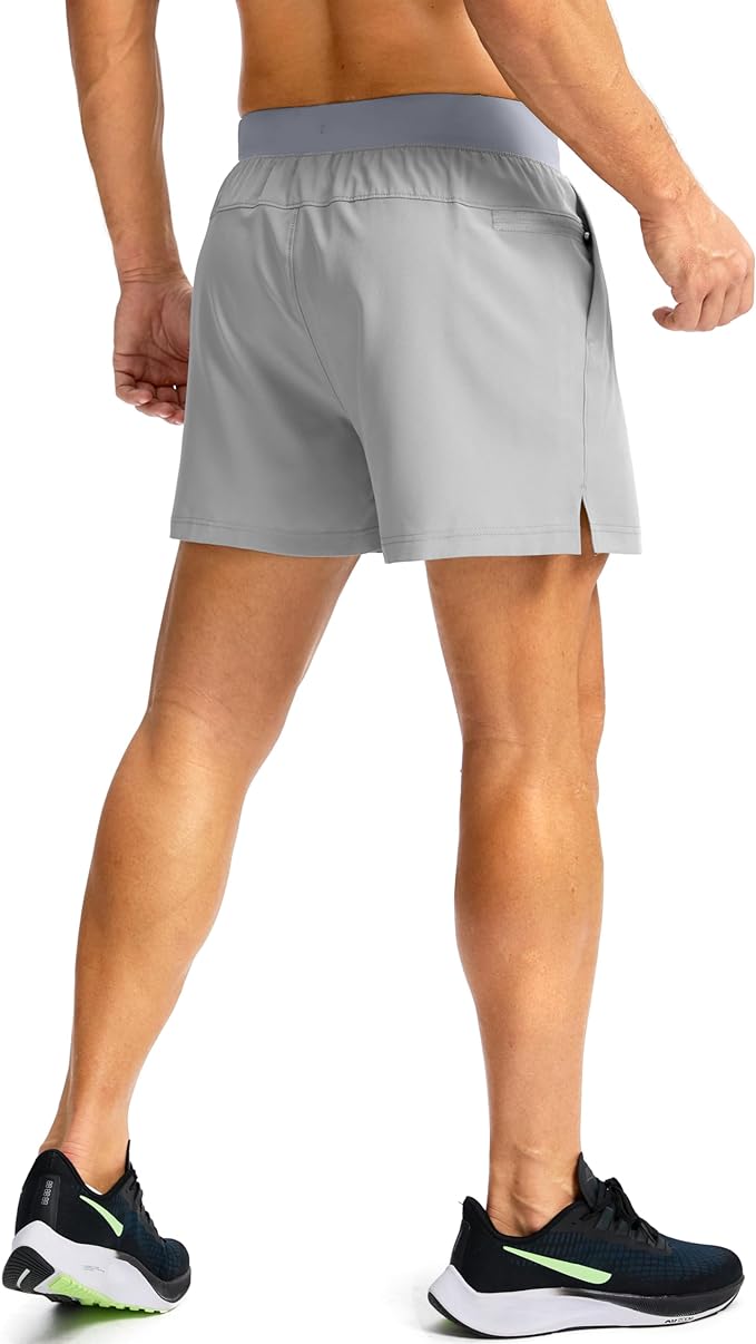 Men's Running Shorts with Zipper Pockets 9 Inch/ 7 Inch / 5 Inch Lightweight Quick Dry Gym Workout Athletic Shorts for Men