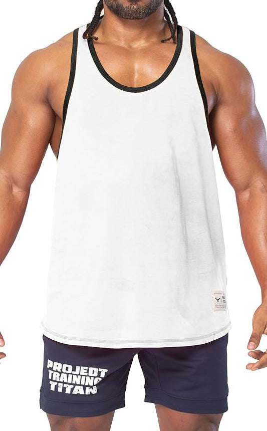 Men's Bodybuilding Stringer Tank Top Sleeveless Gym Shirts