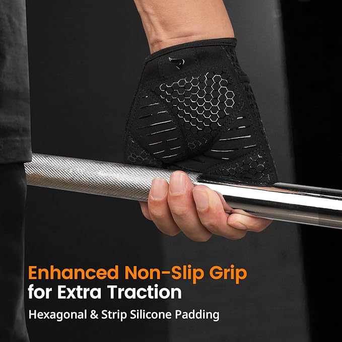 ATERCEL Weight Lifting Gloves Full Palm Protection, Workout Gloves for Gym, Cycling, Exercise, Breathable, Super Lightweight for Mens and Women