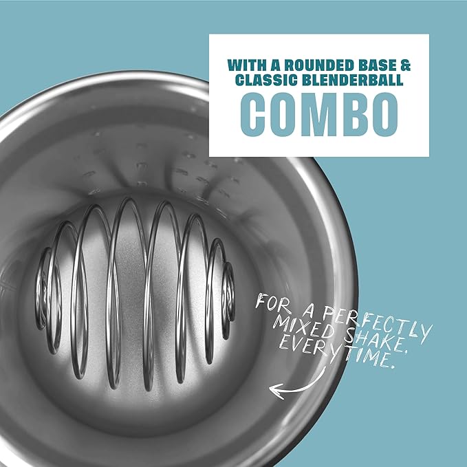 BlenderBottle Strada Sleek - Stainless Steel - 25-oz. - Seafoam