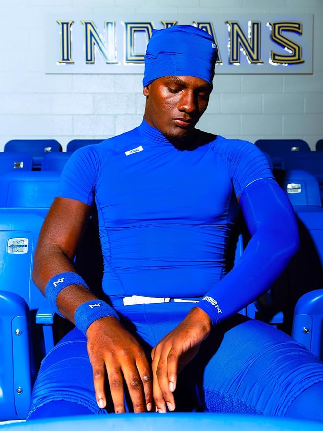 Nxtrnd Men's Turtleneck Compression T-Shirt, Short Sleeve Mock Neck