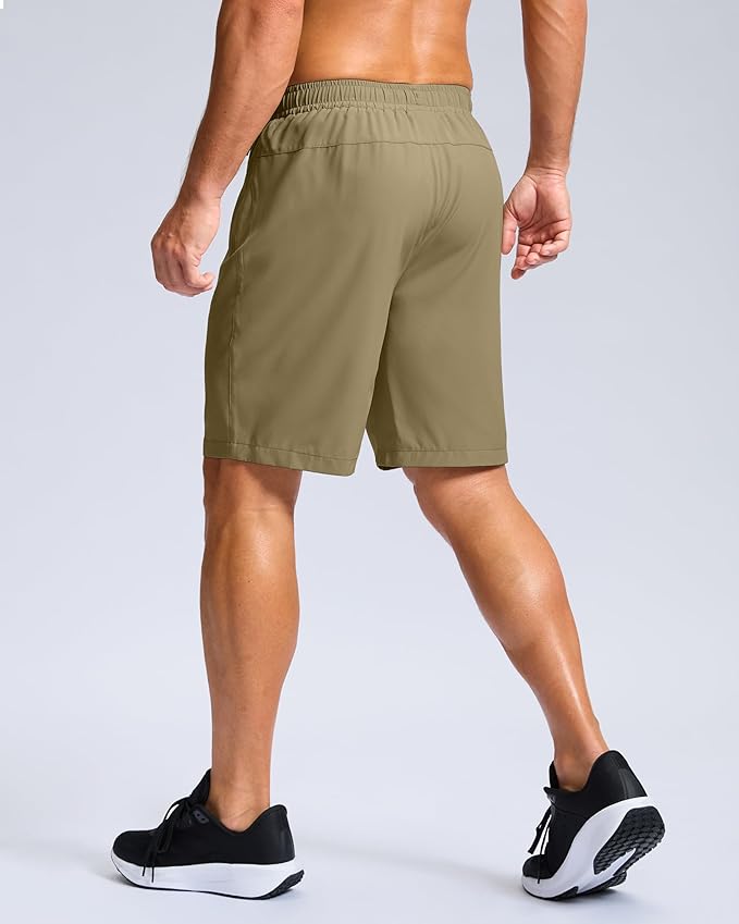 G Gradual Men's Athletic Running Shorts with Zipper Pockets Quick Dry 7"/ 5"/ 9" Workout Gym Shorts for Basketball Hiking